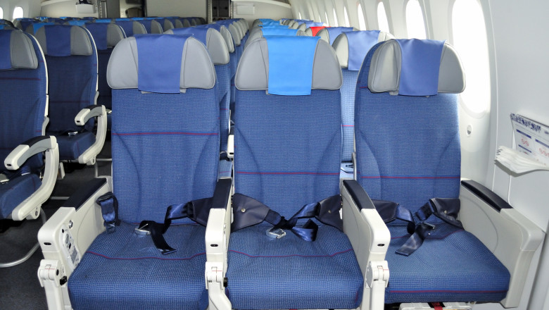 Wroclaw,,Poland,-,August,4:,Interior,Of,The,New,Boeing